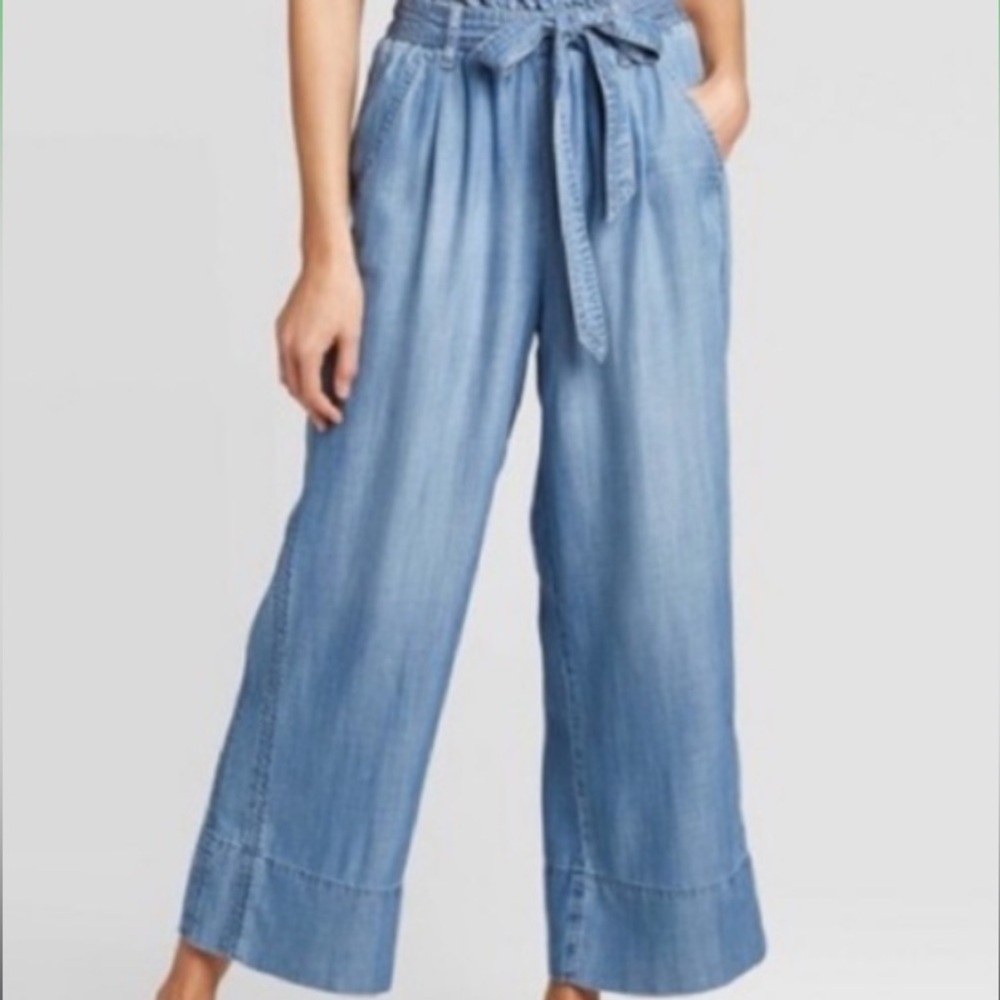 Knox Rose | Mid-rise, front tie pants